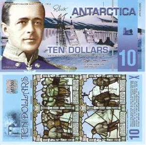 Antarctica 10 Dollars p33 Banknote